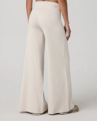 Halo Easy Wideleg Pant | Ecru Heather