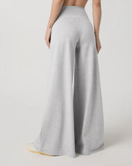 Halo Easy Wideleg Pant | Pale Grey Heather