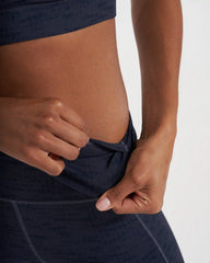 Studio Pocket Legging | Midnight Slub