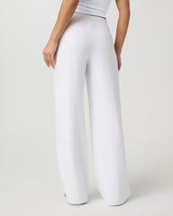 Halo Essential Wideleg Pant - Long | White