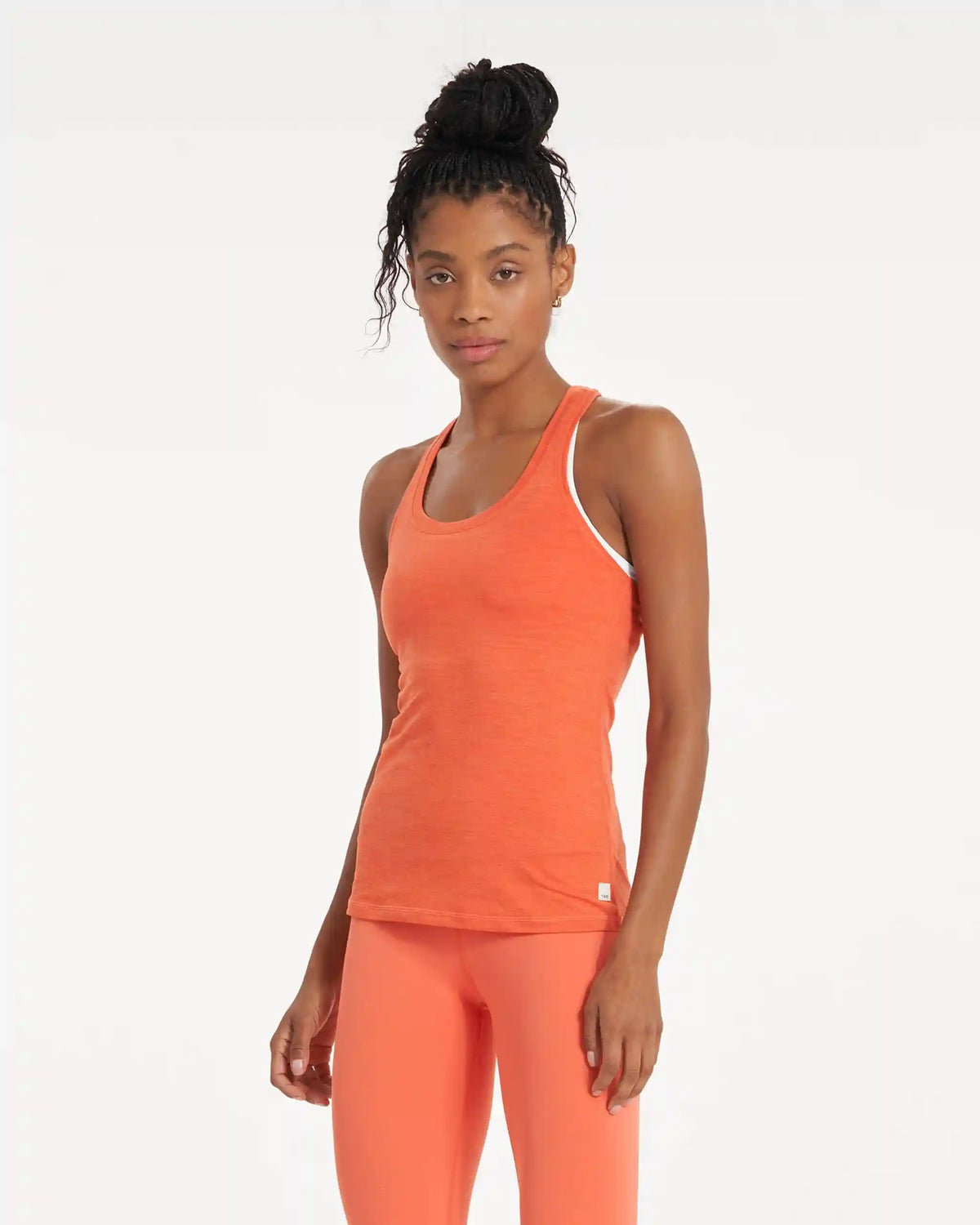 Lux Performance Tank | Grapefruit Heather