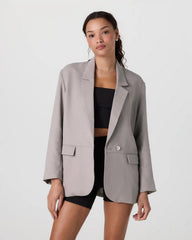 Trestles Twill Blazer | Pebble