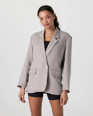 Trestles Twill Blazer | Pebble