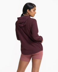 Womens Outdoor Trainer Shell | Ruby Linen Texture