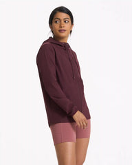 Womens Outdoor Trainer Shell | Ruby Linen Texture