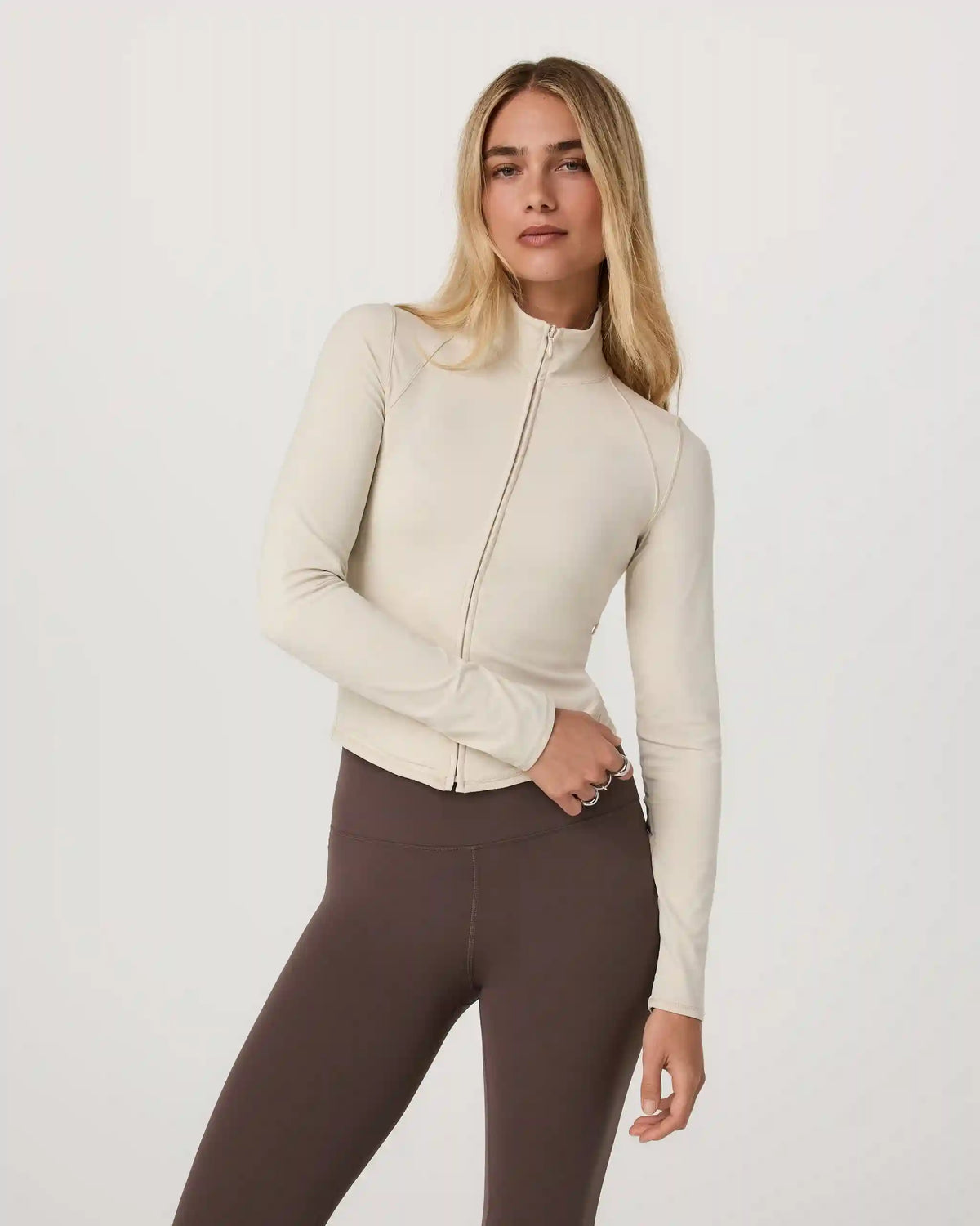 Vuori AllTheFeels™ Full Zip | Bone