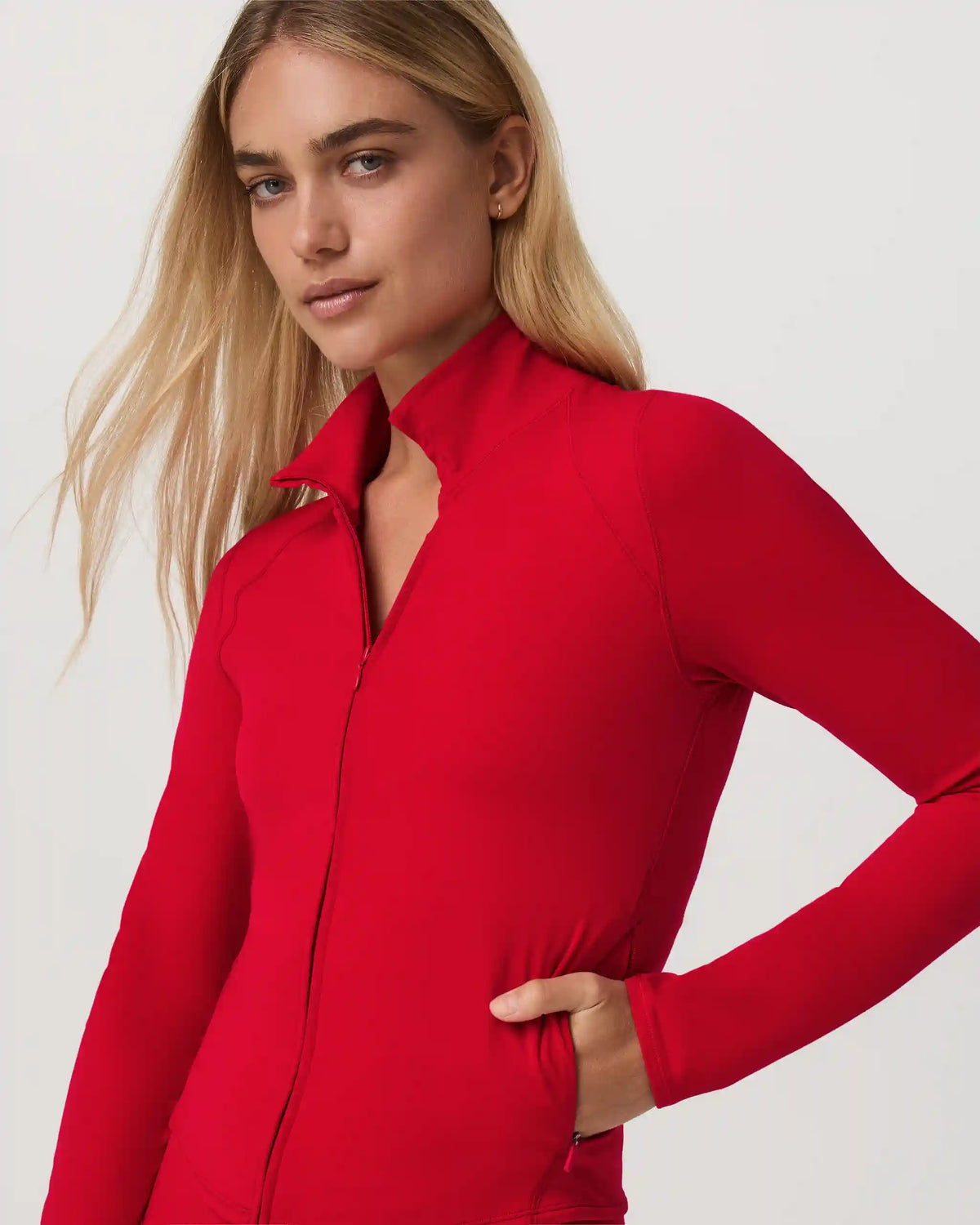 Vuori AllTheFeels™ Full Zip | Cherry