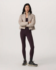 Carmel Corduroy Puffer | Dark Salt