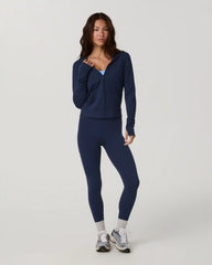 Vuori AllTheFeels™ Mini Full Zip Hoodie | Blue Coast