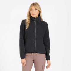 Womens Alpine Sherpa Jacket | Black