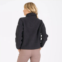 Womens Alpine Sherpa Jacket | Black