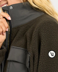 Utility Sherpa Jacket | Dark Oregano