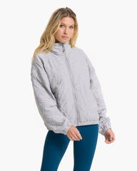 Halo Insulated Jacket | Pale Grey Heather