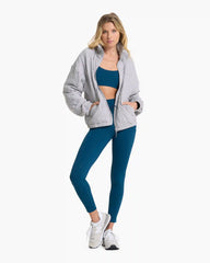 Halo Insulated Jacket | Pale Grey Heather