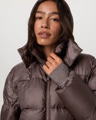 Women's Coordinate Long Down Jacket | Huckleberry