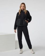 Women's Aspen Half Zip | Black