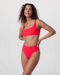 Encinitas Bikini Top | Bright Red