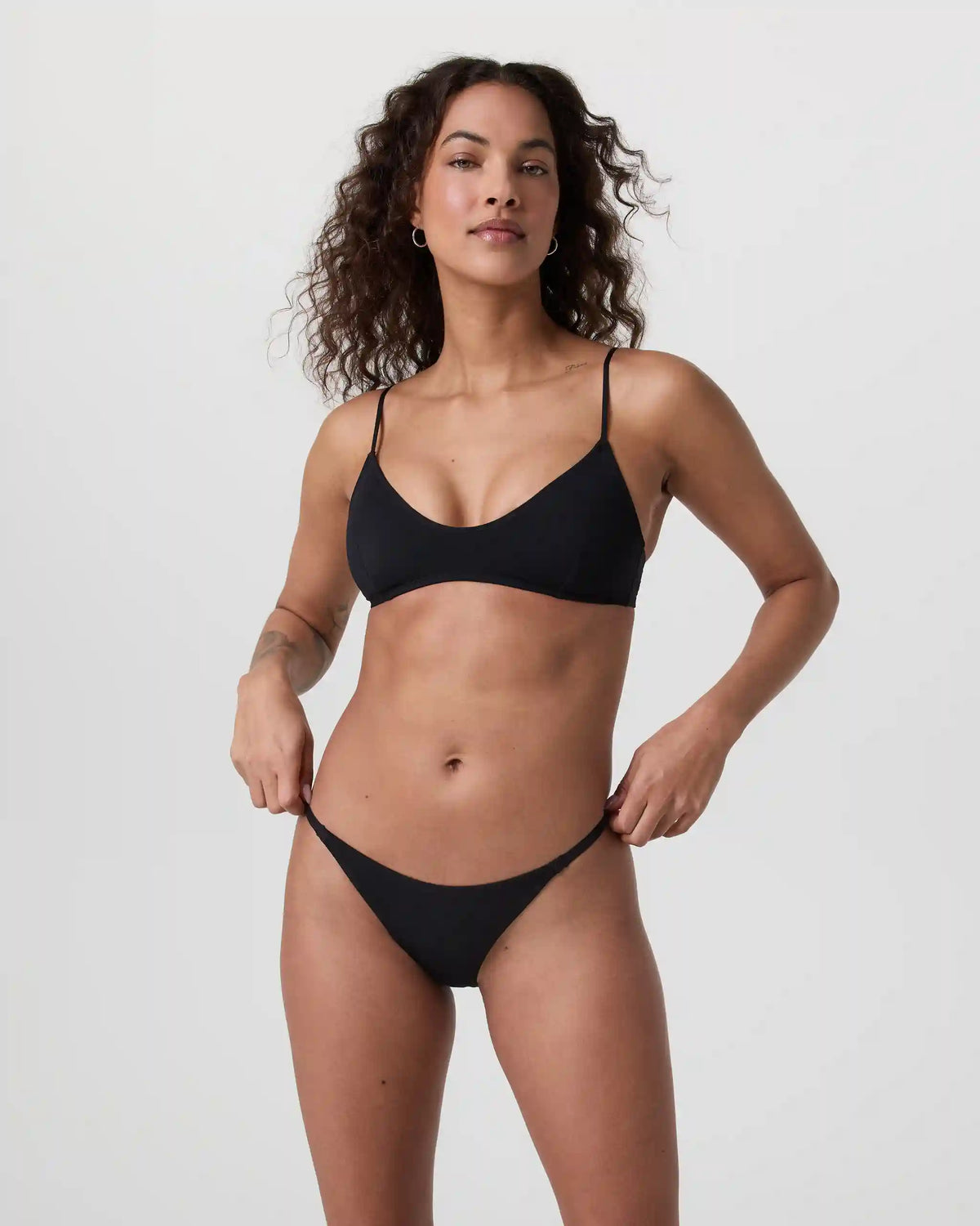 Heat Wave Bikini Top | Black