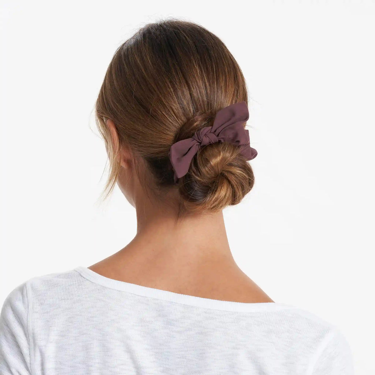 Tie Scrunchy | Chestnut