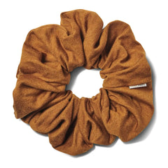 Halo Oversized Scrunchy | Caramel Heather