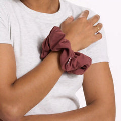 Halo Oversized Scrunchy | Rosewood Heather