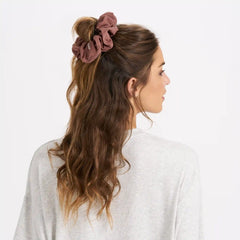 Halo Oversized Scrunchy | Terracotta Heather