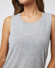 Inspire Happiness Tank | Heather Grey