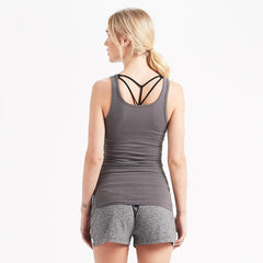 Yoga, Surf, Tacos Tank | Charcoal