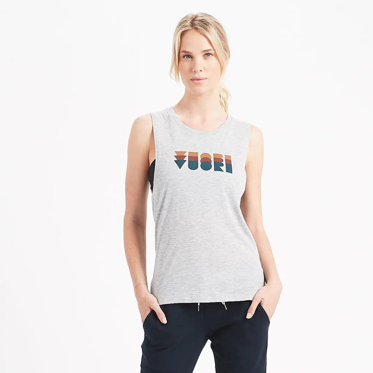 Layered Tee | Heather Grey