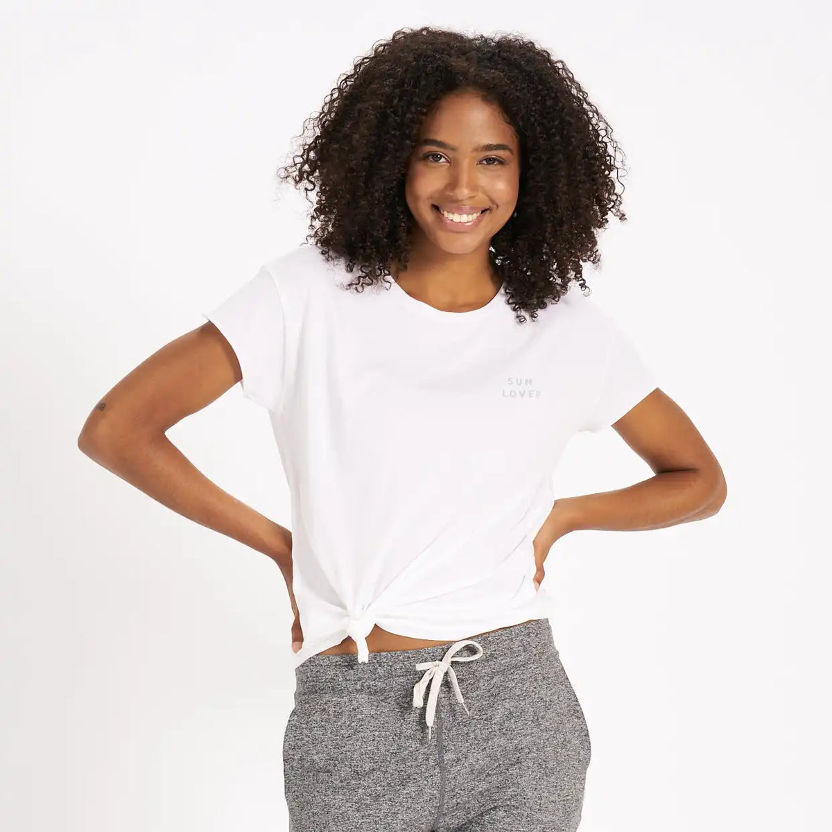 Women's Land to Sea Tee | White