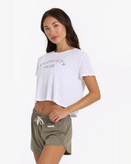 Womens ACTV Club Tee | White
