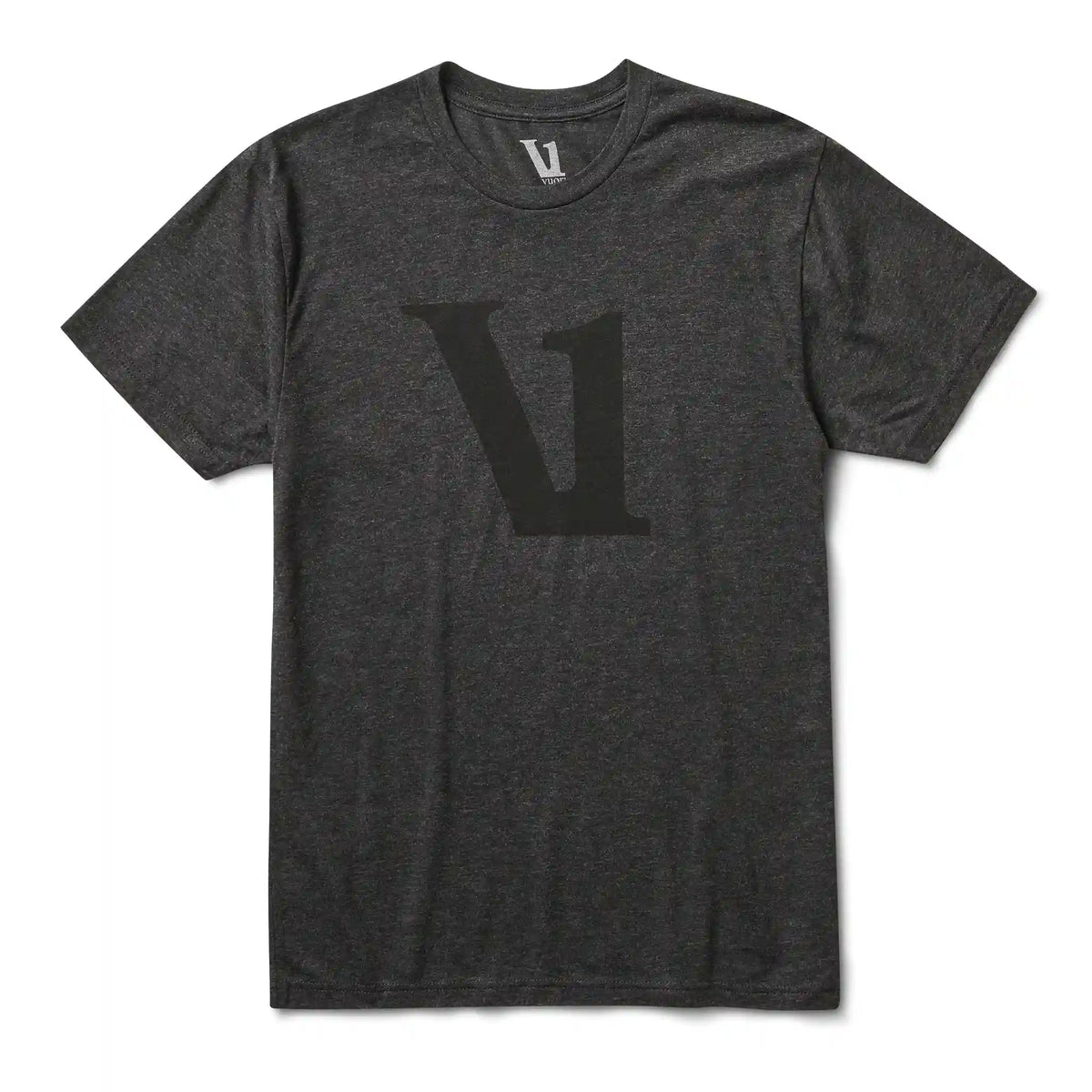 V1 Logo Tee | Charcoal Heather